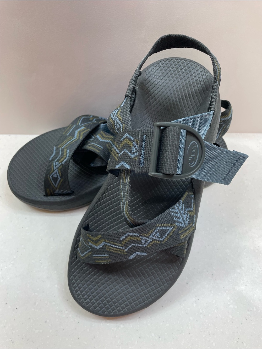 Chaco Men’s Mega Z/Cloud Wide-Strap Cushioned Sandals, Nwot, Size M7